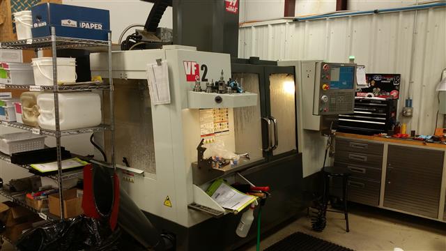 Haas VF2, Machine ID: 6445